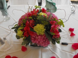 Natalie and Eben sweetheart arrangement