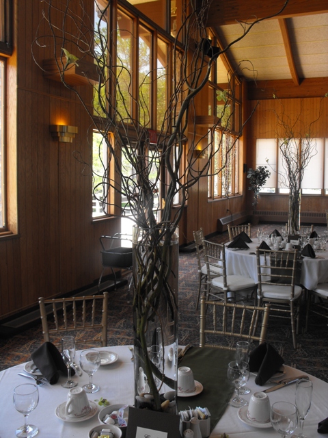 curly willow dendrobium orchid centerpieces