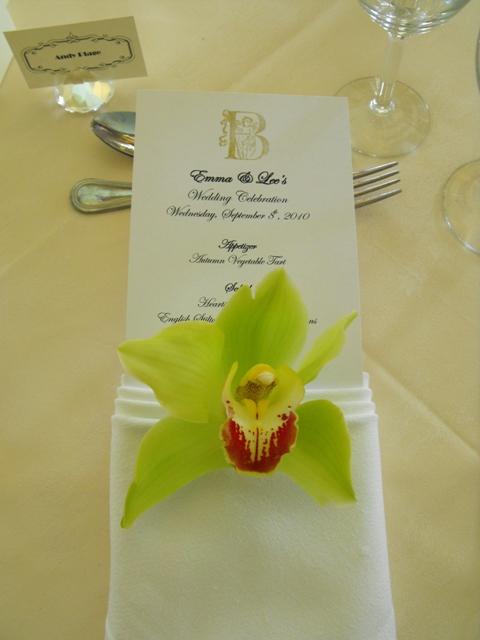 emma menu card