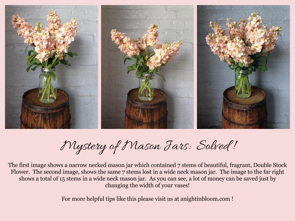 Tips on Tuesday:  Mason Jar Mystery Solved!