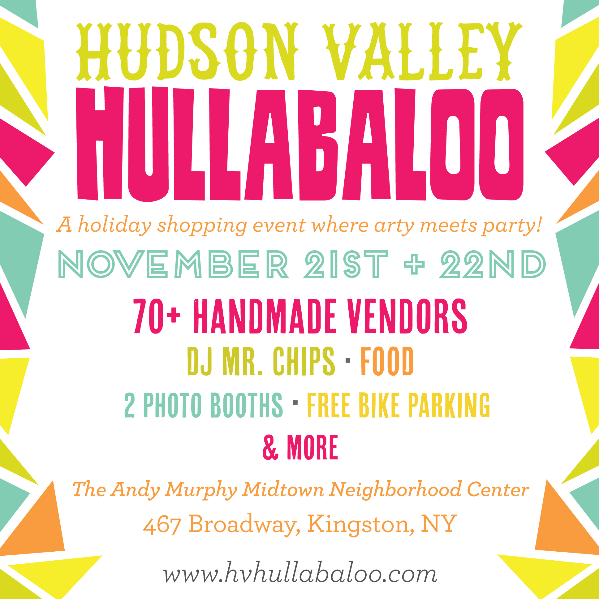 We will be at the Hullabaloo- Will You??